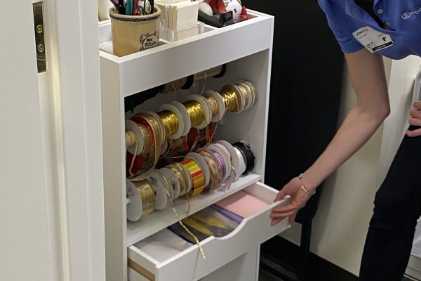 downsizing and organization of closet space